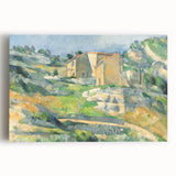 Impressionist Landscape Wall Art - Houses in Provence by Cézanne Print