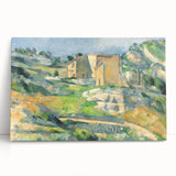 Impressionist Landscape Wall Art - Houses in Provence by Cézanne Print