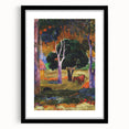 Modern Wall Art - Abstract Landscape with Horse & Pig | Contemporary Art