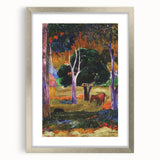 Modern Wall Art - Abstract Landscape with Horse & Pig | Contemporary Art