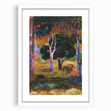 Modern Wall Art - Abstract Landscape with Horse & Pig | Contemporary Art