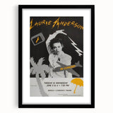 Laurie Anderson Retro Poster Art - Vintage Music Concert Print
