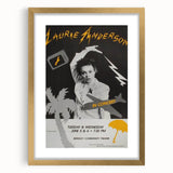 Laurie Anderson Retro Poster Art - Vintage Music Concert Print