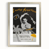 Laurie Anderson Retro Poster Art - Vintage Music Concert Print