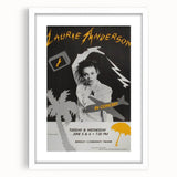 Laurie Anderson Retro Poster Art - Vintage Music Concert Print