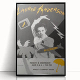 Laurie Anderson Retro Poster Art - Vintage Music Concert Print