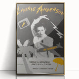 Laurie Anderson Retro Poster Art - Vintage Music Concert Print