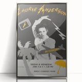 Laurie Anderson Retro Poster Art - Vintage Music Concert Print
