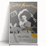 Laurie Anderson Retro Poster Art - Vintage Music Concert Print