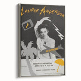 Laurie Anderson Retro Poster Art - Vintage Music Concert Print