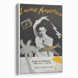 Laurie Anderson Retro Poster Art - Vintage Music Concert Print