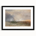 Romanticism Art: Stormy Seascape in Classic Romantic Era Style