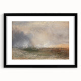 Romanticism Art: Stormy Seascape in Classic Romantic Era Style