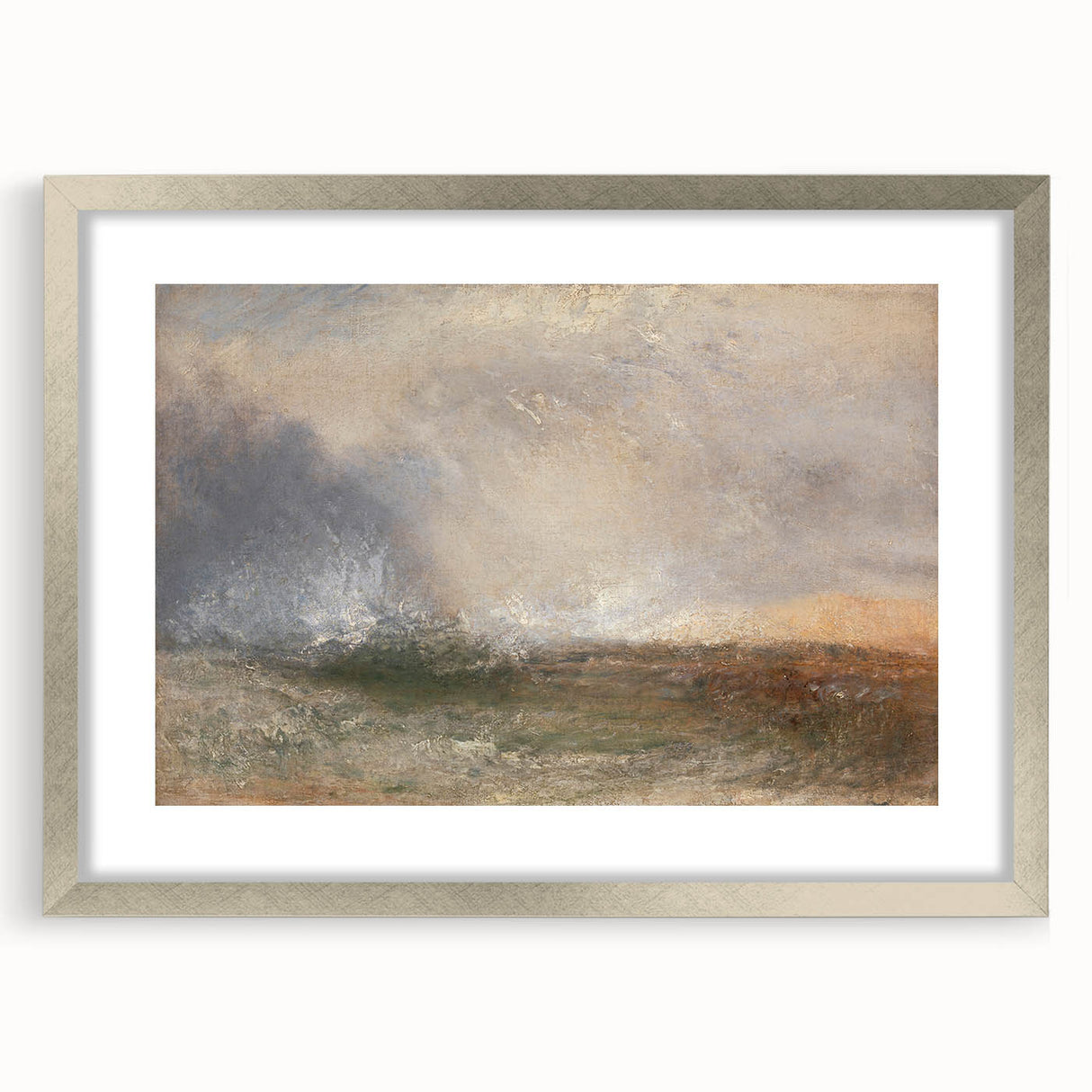 Romanticism Art: Stormy Seascape in Classic Romantic Era Style