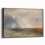 Romanticism Art: Stormy Seascape in Classic Romantic Era Style