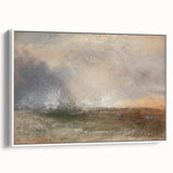 Romanticism Art: Stormy Seascape in Classic Romantic Era Style