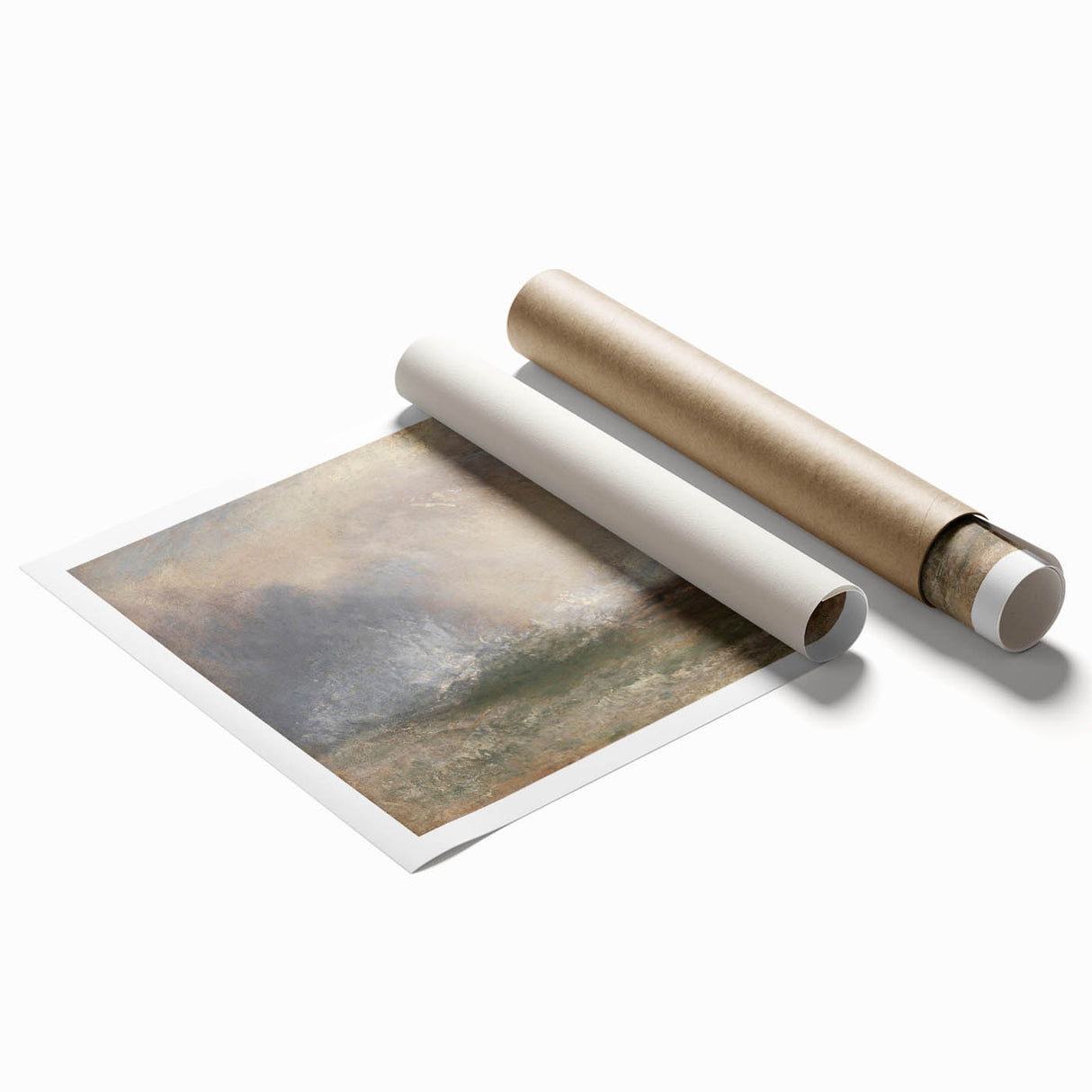 Romanticism Art: Stormy Seascape in Classic Romantic Era Style