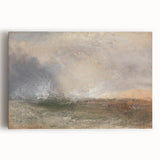 Romanticism Art: Stormy Seascape in Classic Romantic Era Style