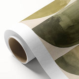 Acrylic Dining Room Artwork – Minimalist Green Abstract Art