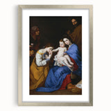 Baroque and Rococo Wall Art - The Holy Family with St. Anne - Print