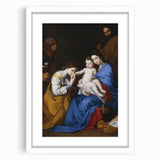 Baroque and Rococo Wall Art - The Holy Family with St. Anne - Print