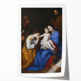 Baroque and Rococo Wall Art - The Holy Family with St. Anne - Print