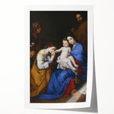 Baroque and Rococo Wall Art - The Holy Family with St. Anne - Print