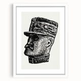 Expressionist Art - Portrait of Ferdinand Foch Abstract Wall Art