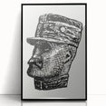Expressionist Art - Portrait of Ferdinand Foch Abstract Wall Art