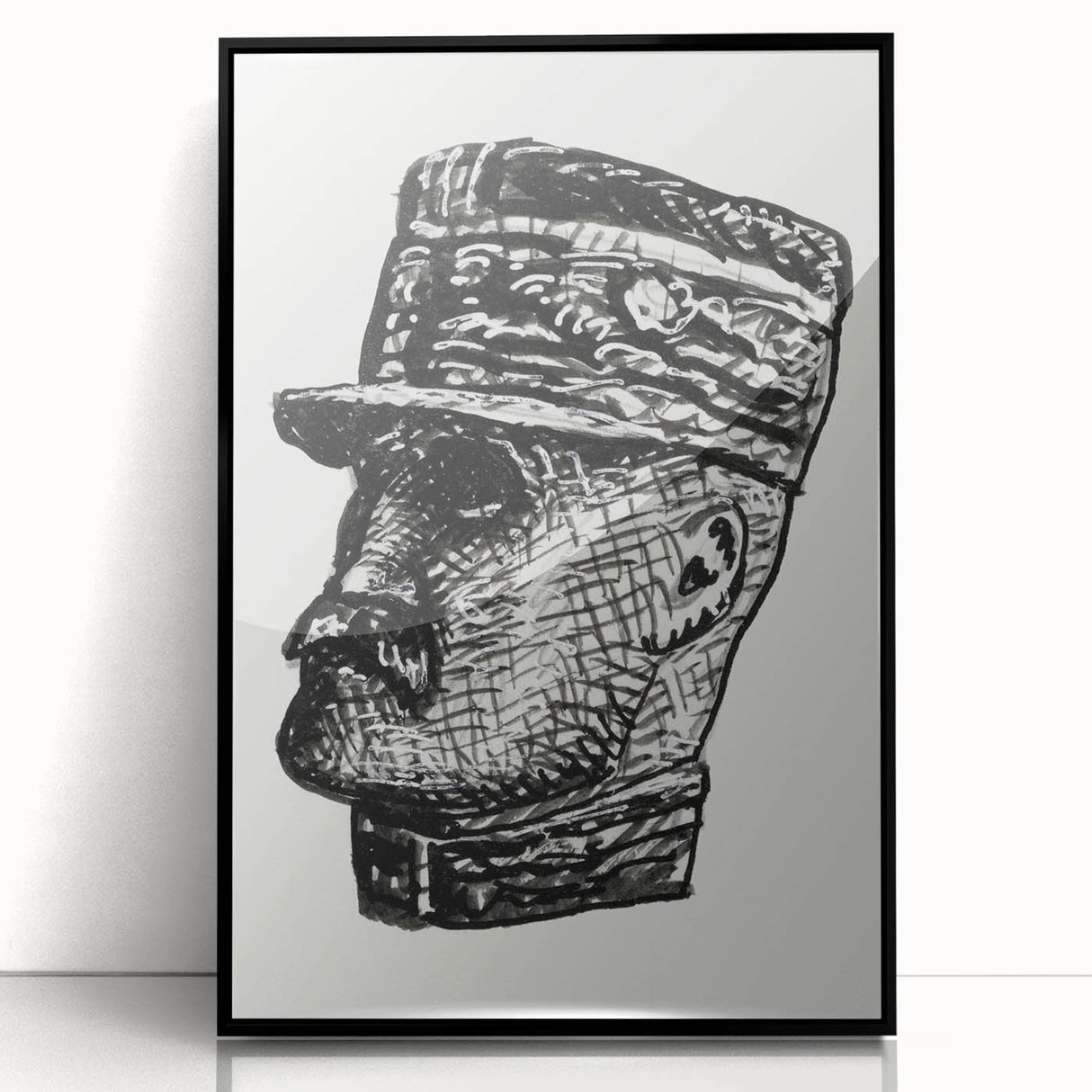 Expressionist Art - Portrait of Ferdinand Foch Abstract Wall Art