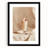 Extra large abstract art print with textured colorful swirls on a framed canvas, ideal for living room decor.