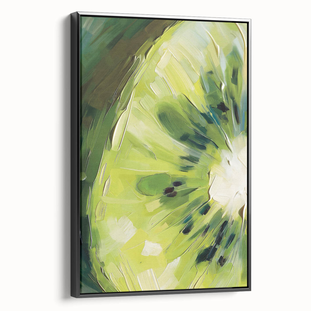 Black and white vintage poster art of assorted fruits on framed canvas, ideal for bedroom wall decor.
