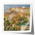 Impressionist Landscape Wall Art - Renoir's Houses on a Hill Canvas Print