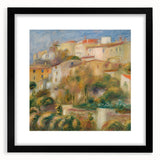 Impressionist Landscape Wall Art - Renoir's Houses on a Hill Canvas Print