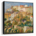 Impressionist Landscape Wall Art - Renoir's Houses on a Hill Canvas Print