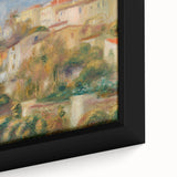 Impressionist Landscape Wall Art - Renoir's Houses on a Hill Canvas Print