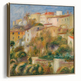 Impressionist Landscape Wall Art - Renoir's Houses on a Hill Canvas Print