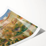 Impressionist Landscape Wall Art - Renoir's Houses on a Hill Canvas Print