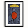 Modern Wall Art - Abstract Figure with Umbrella | Minimalist Decor