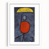 Modern Wall Art - Abstract Figure with Umbrella | Minimalist Decor