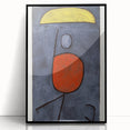 Modern Wall Art - Abstract Figure with Umbrella | Minimalist Decor