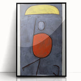 Modern Wall Art - Abstract Figure with Umbrella | Minimalist Decor