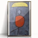 Modern Wall Art - Abstract Figure with Umbrella | Minimalist Decor