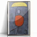 Modern Wall Art - Abstract Figure with Umbrella | Minimalist Decor