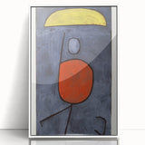 Modern Wall Art - Abstract Figure with Umbrella | Minimalist Decor