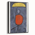 Modern Wall Art - Abstract Figure with Umbrella | Minimalist Decor