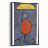 Modern Wall Art - Abstract Figure with Umbrella | Minimalist Decor
