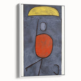 Modern Wall Art - Abstract Figure with Umbrella | Minimalist Decor