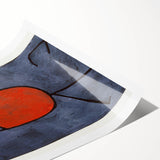 Modern Wall Art - Abstract Figure with Umbrella | Minimalist Decor