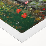 Classical Realism Painting - Woman in Garden Realistic Wall Art